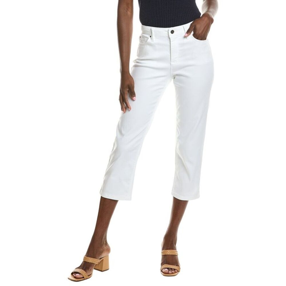 Jones New York Womens  Lexington Capri Jean, White